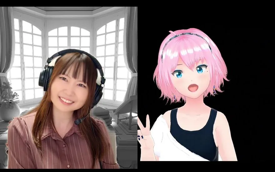 Milia さんのオンラインボイスレッスンの様子